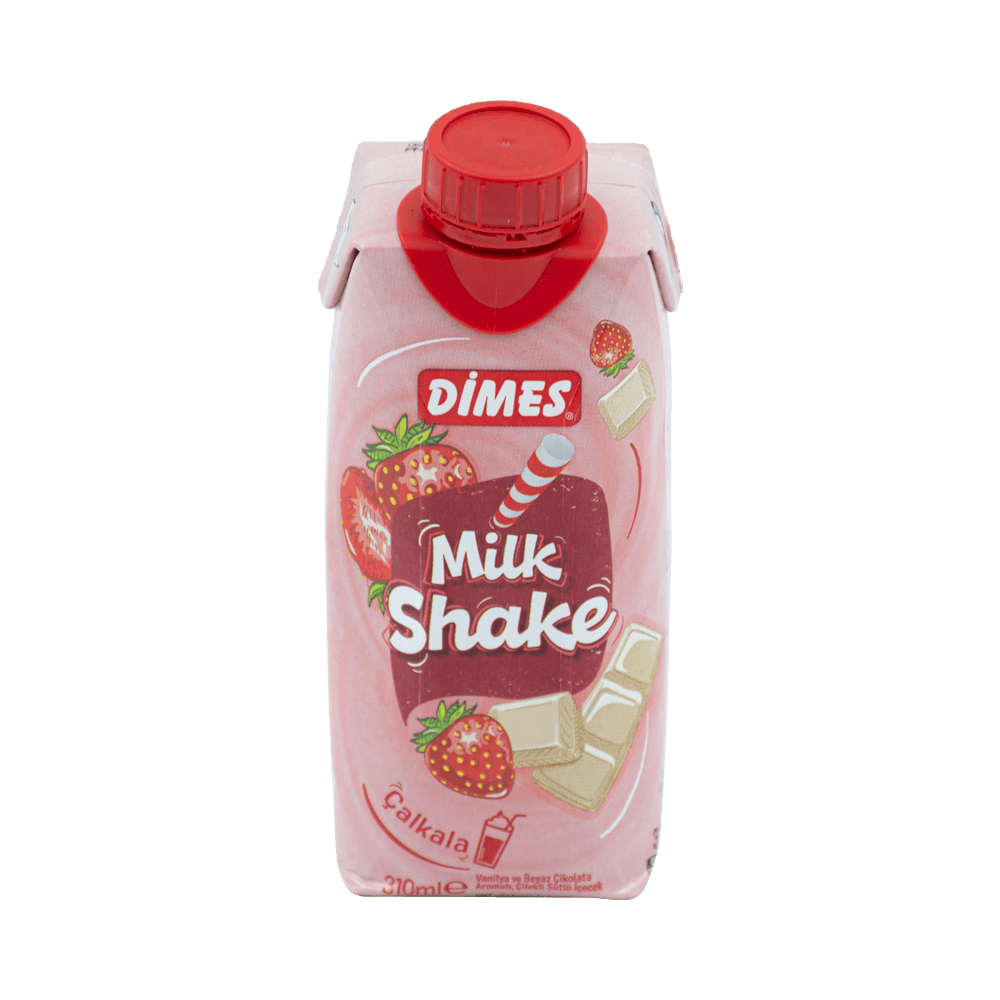 Dimes Milkshake 310 Ml Çilekli Vanilyalı