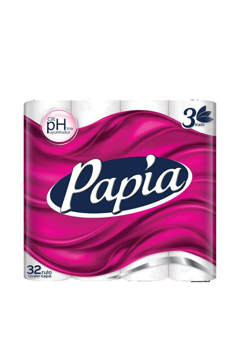 Papia Tuvalet Kağıdı 32'li 3 Katlı