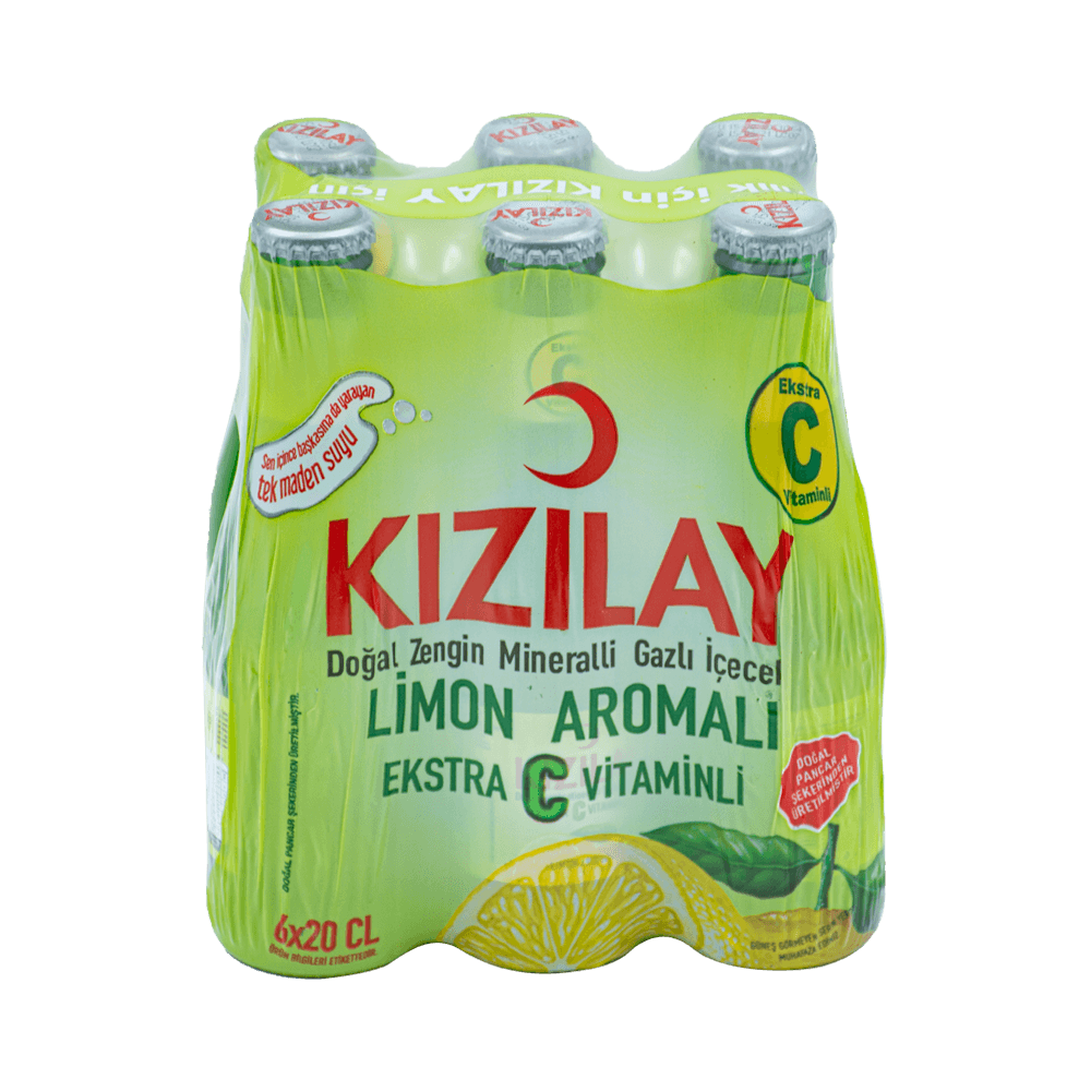 Kızılay Meyveli Soda 6x200 Ml Limon C Vitaminli 