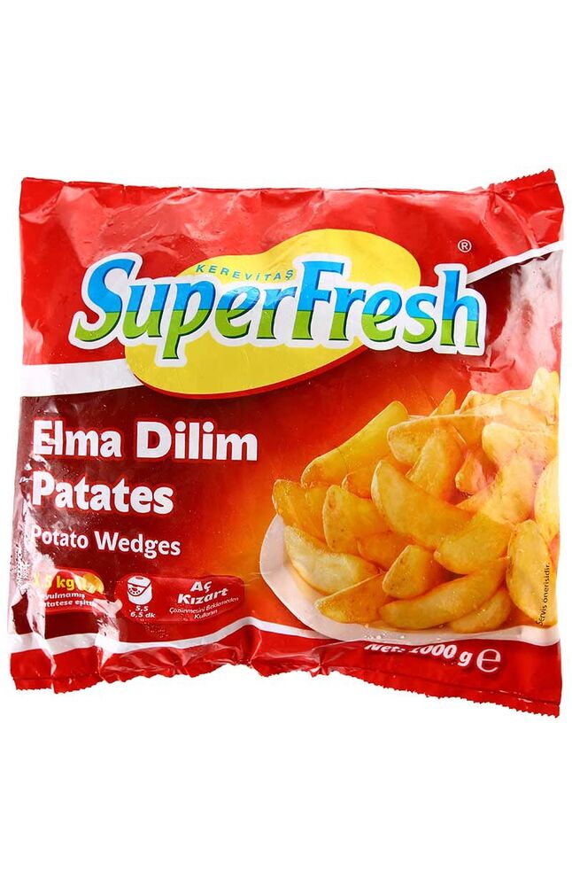 Superfresh Patates 1000 Gr Elma Dilimli 