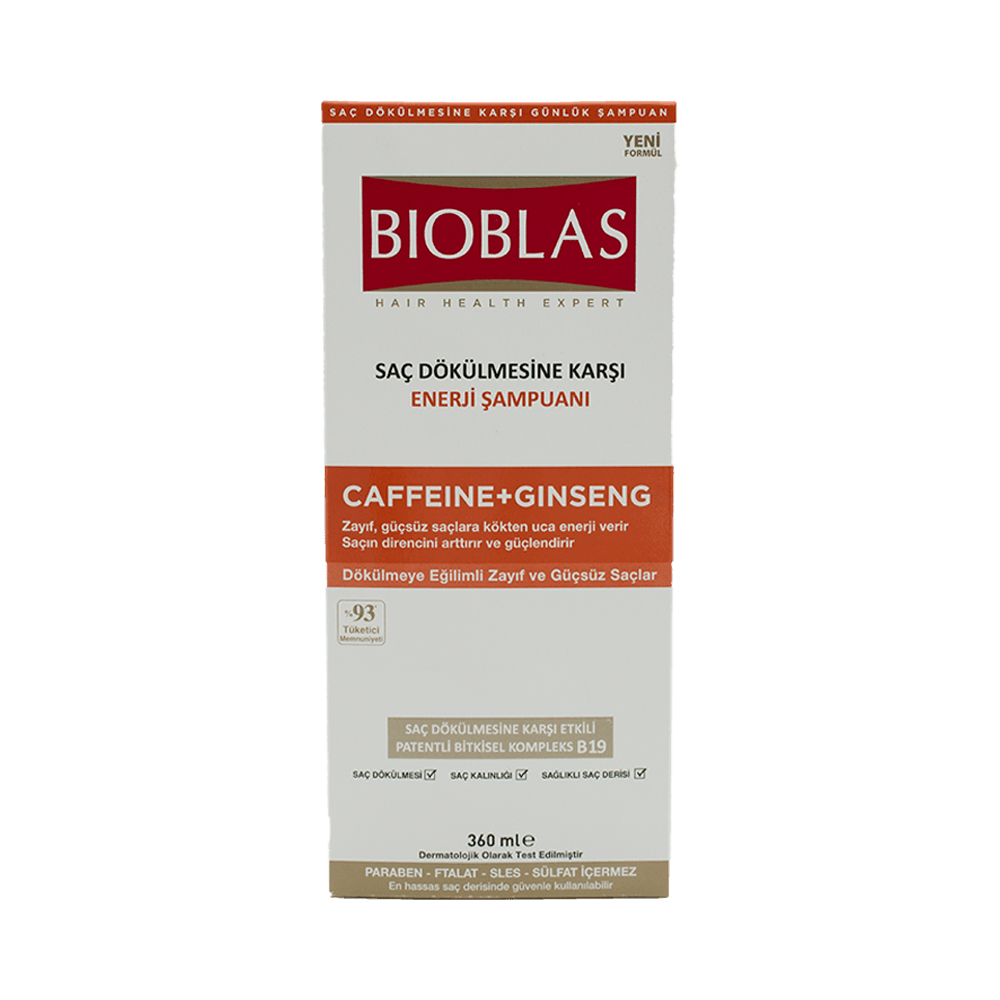 Bioblas Şampuan 360 Ml Dökülmeye Eğilimli Saçlar İçin Kafeinli