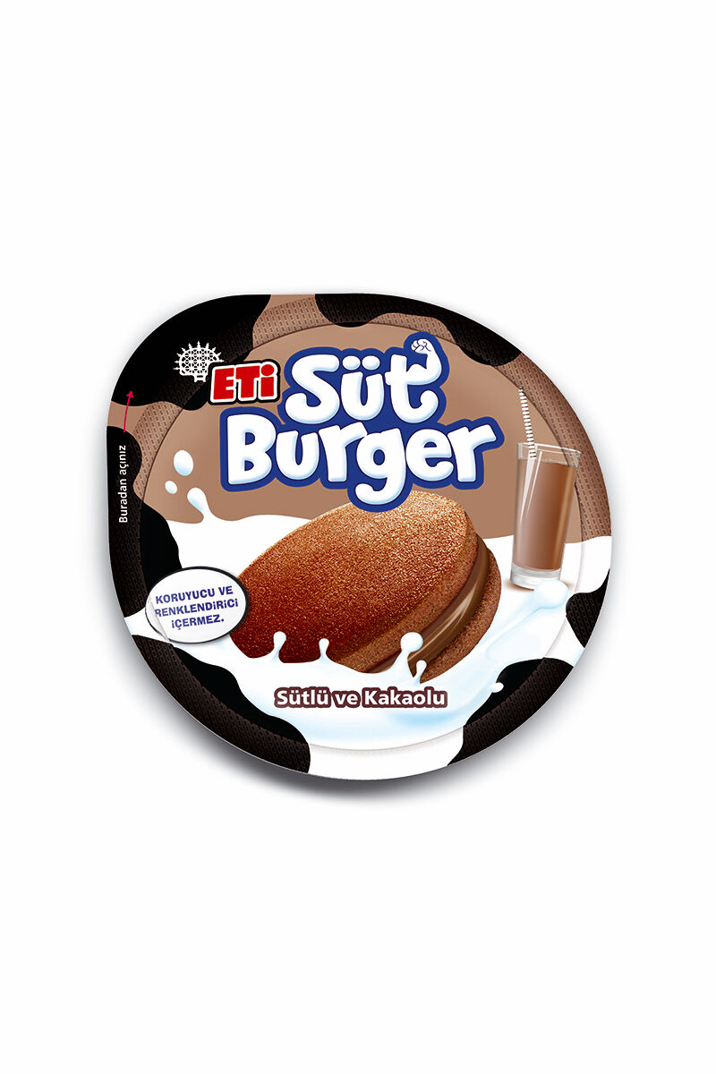 Eti Süt Burger 35 Gr Sütlü Ve Kakaolu 