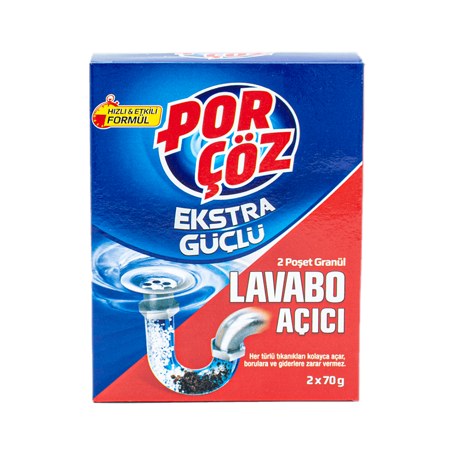 Porçöz Lavabo Açıcı Granül 2x50 gr