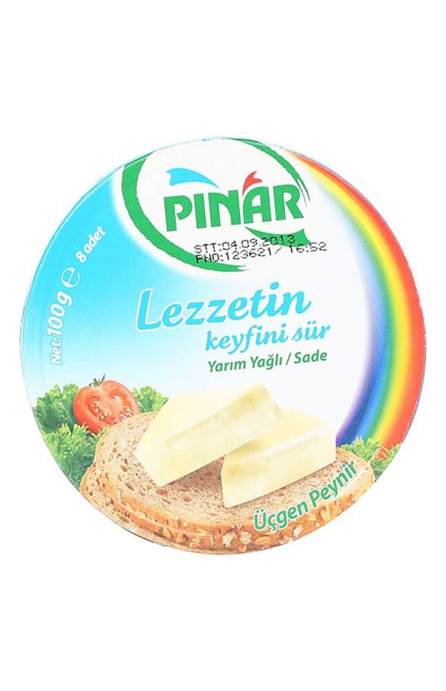 Pınar Üçgen Peynir 8X12.5 gr Yarım Yağlı