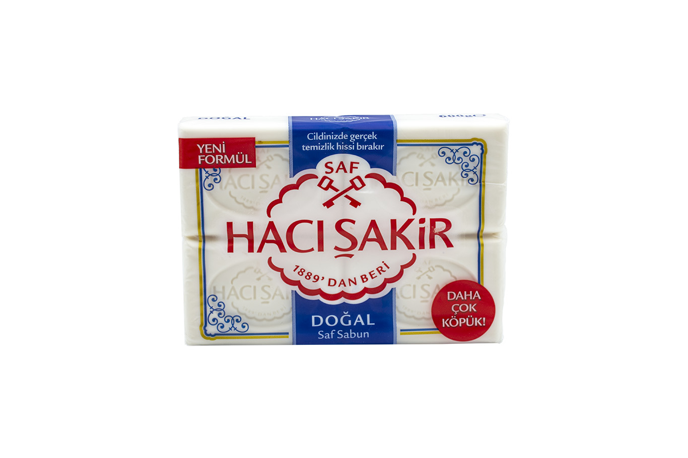 Hacı Şakir 4x150 Gr Sabun Doğal