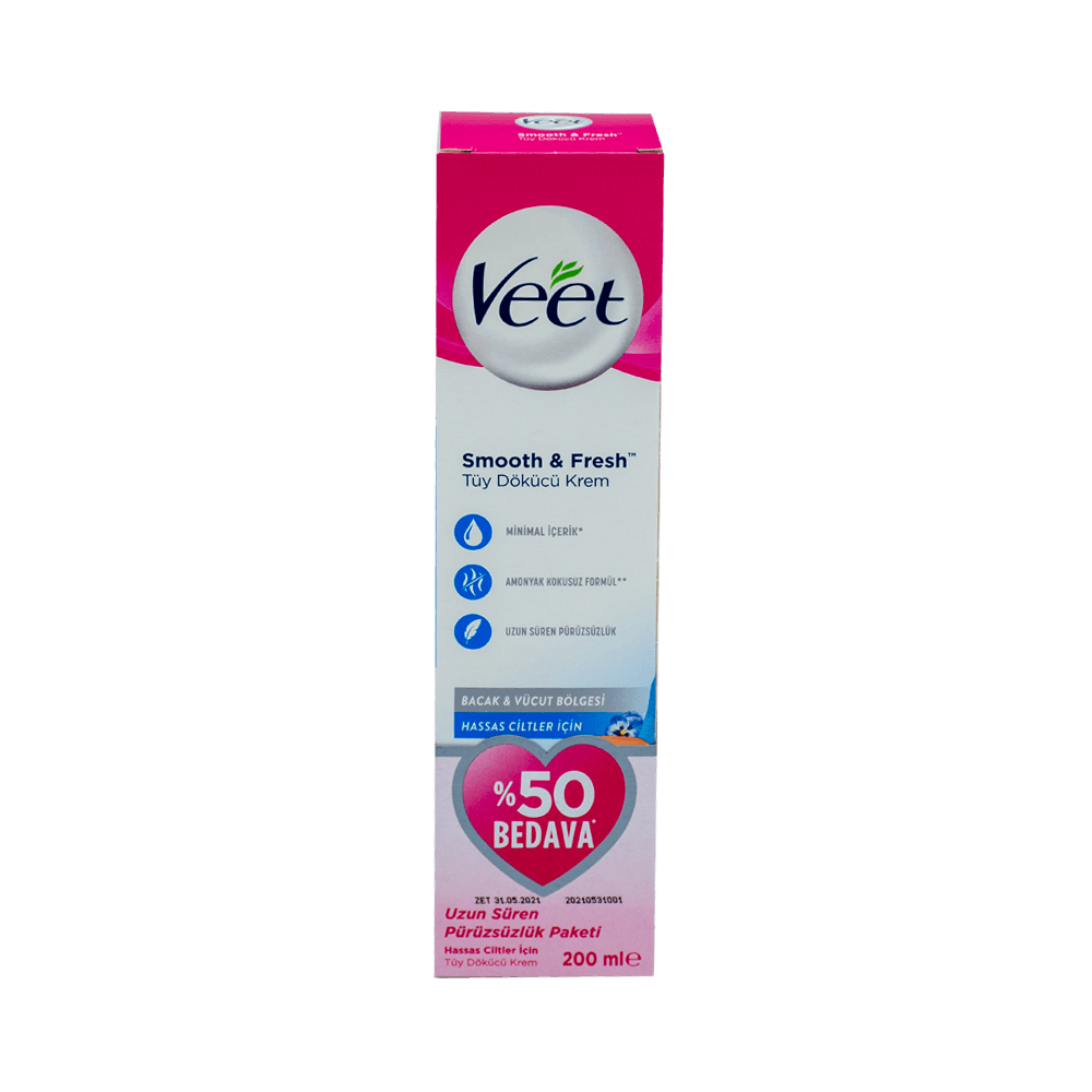 Veet Tüy Dökücü Krem 200 Ml Hassas Ciltler