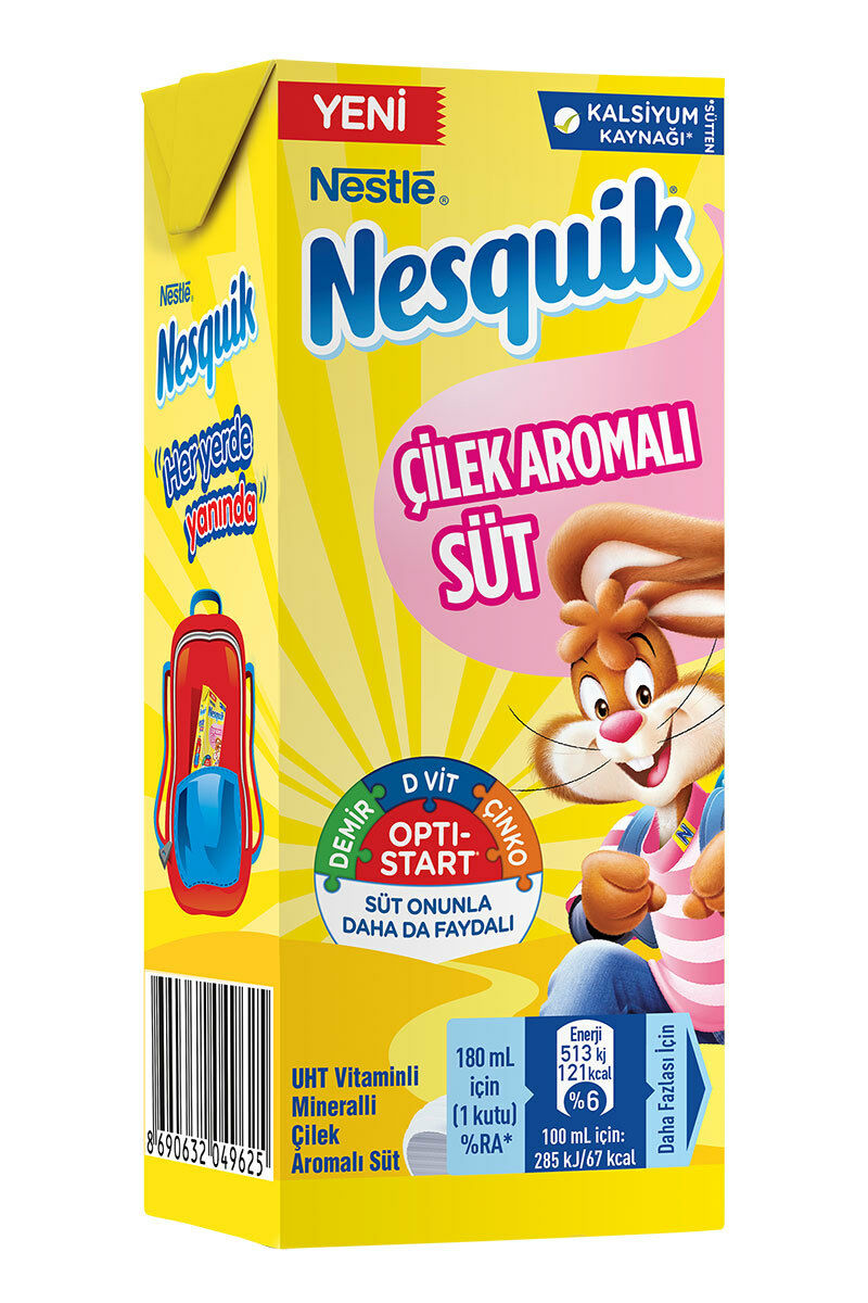 Nesquik Süt 180 Ml Çilekli