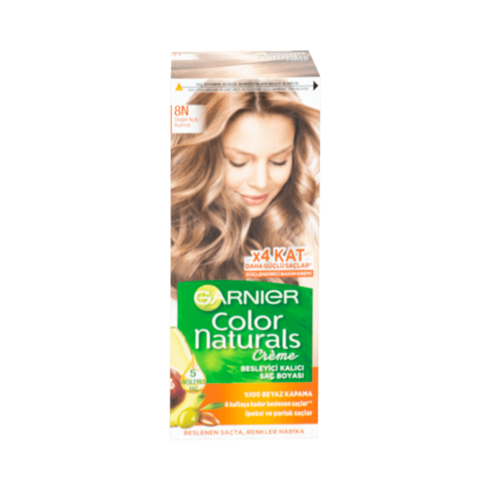 Garnier Color Naturals 8N Doğal Açık Kumral Saç Boyası