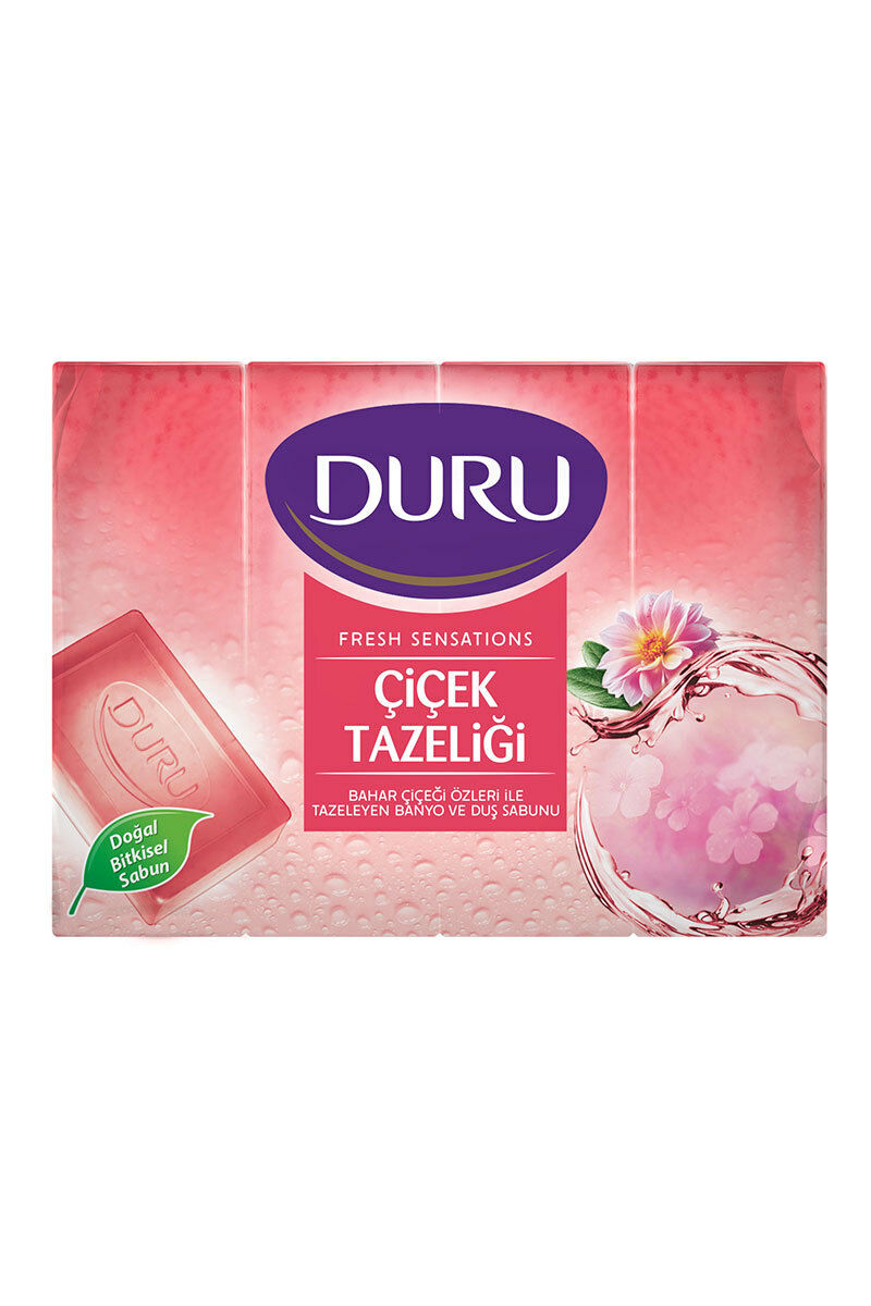 Duru Fresh Duş Sabunu 4x150 Gr Çiçek Tazeliği