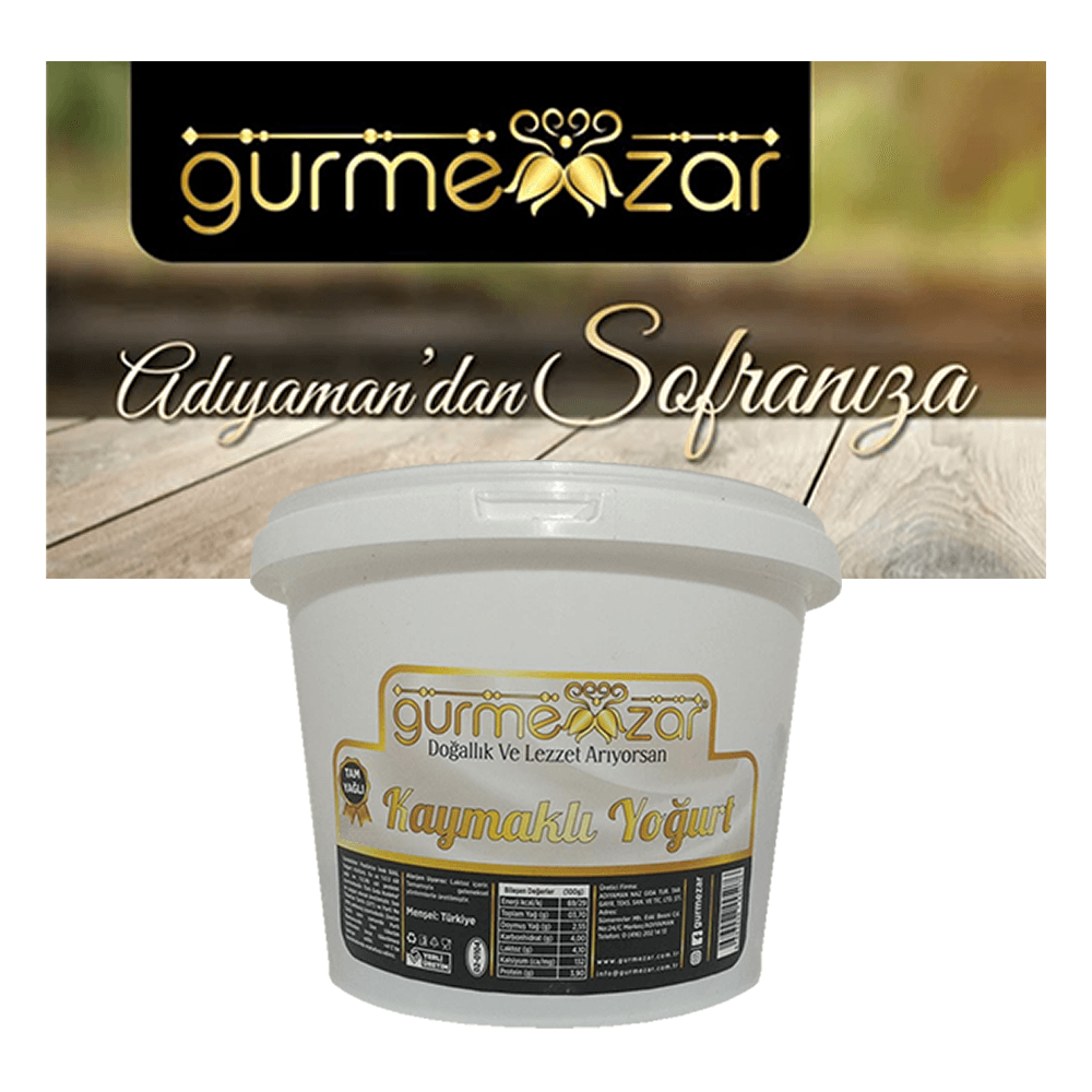 Gurme Zar Kaymaklı Yoğurt 2 Kg 