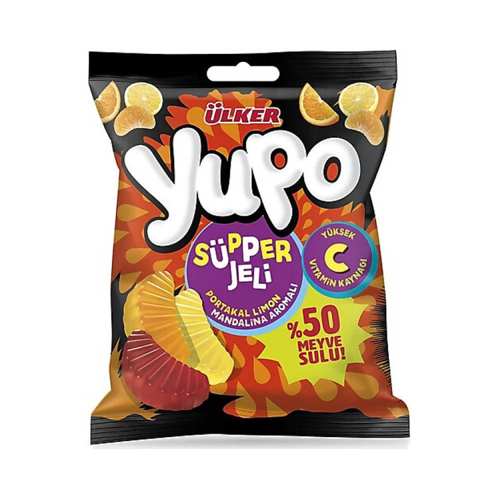 Yupo Jelly 64 Gr Limon Portakal Mandalina Aromalı