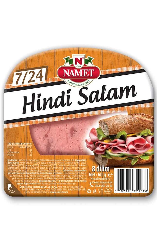 Namet 7/24 Salam 8 Dilim 60 Gr Hindi