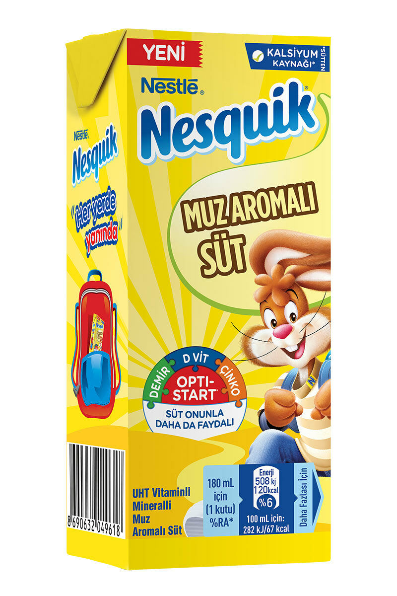 Nesquik Süt 180 Ml Muzlu