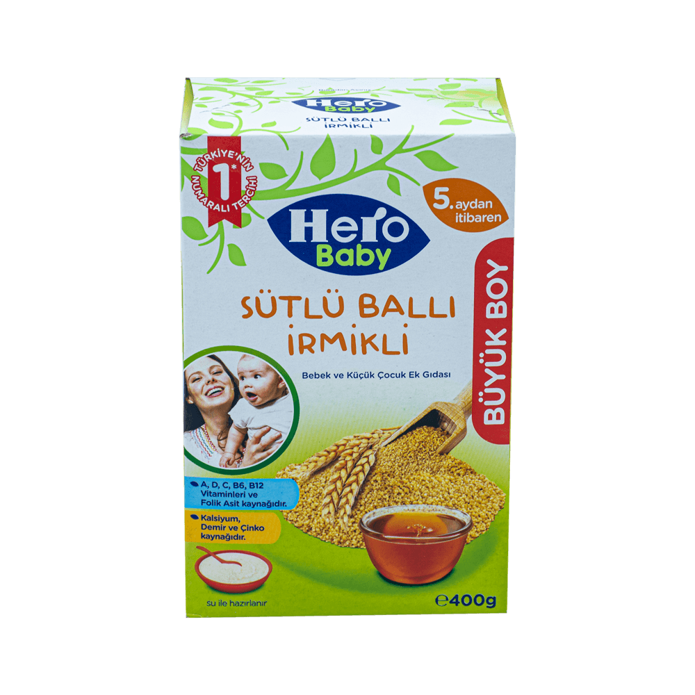 Hero Baby Sütlü 400 Gr İrmikli Ballı