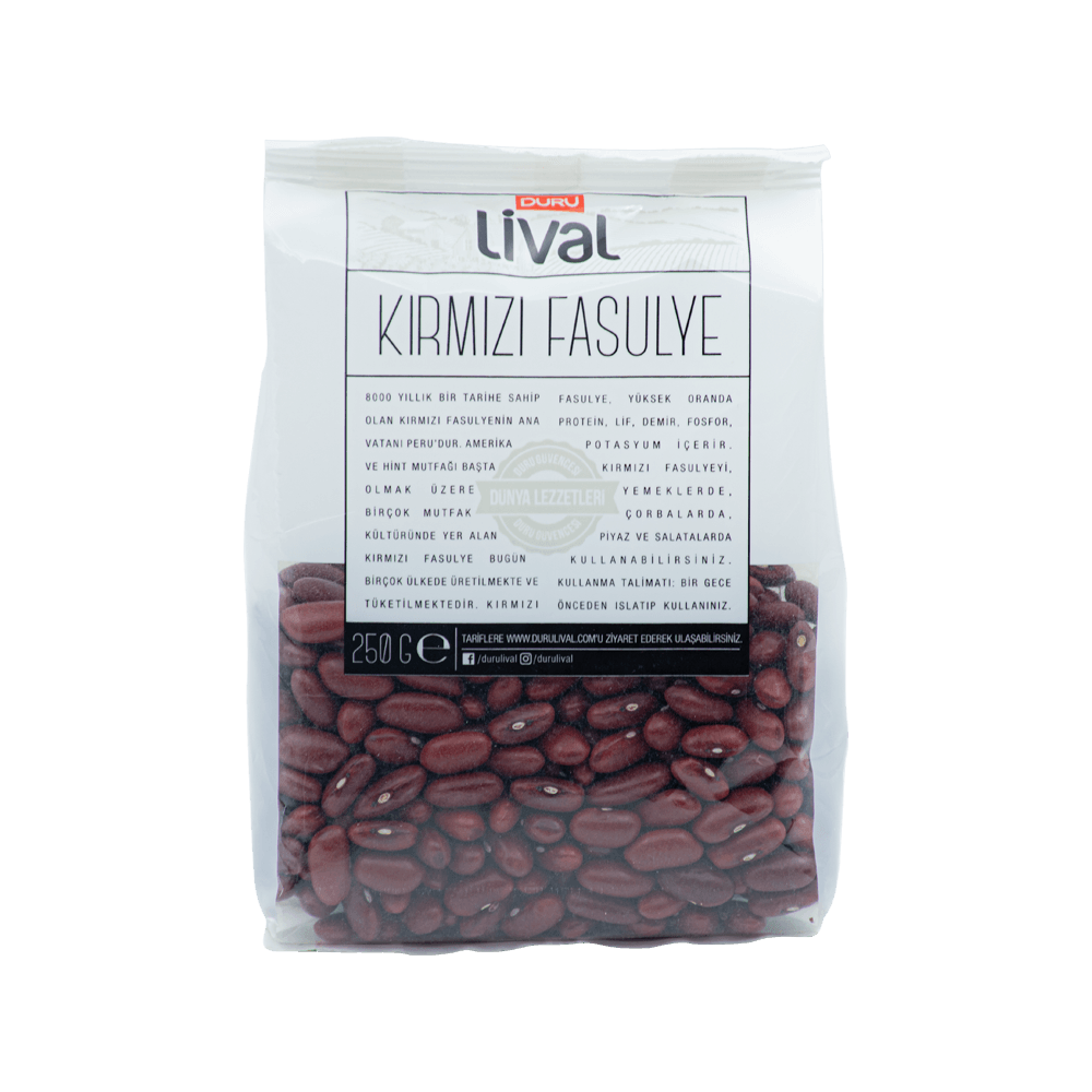 Duru Lival 250 gr Kırmızı Fasulye 