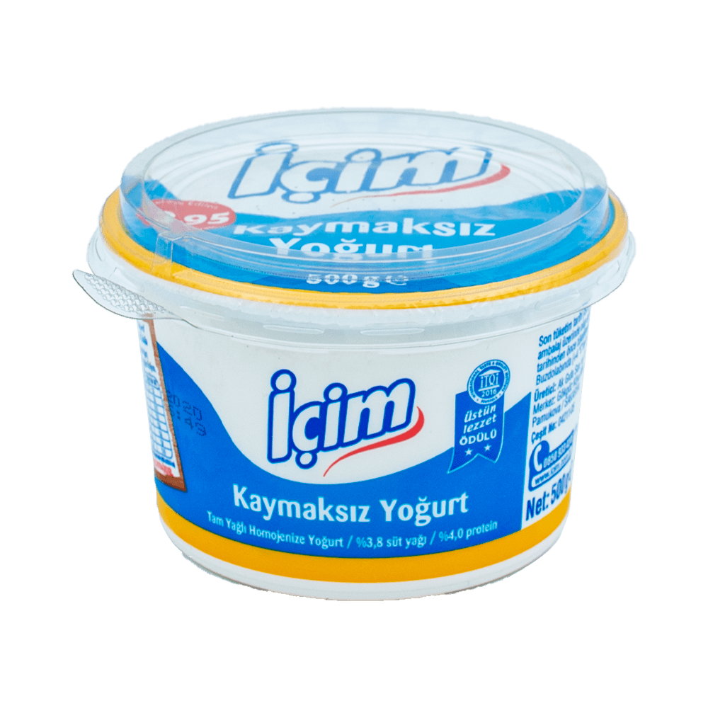 İçim Yoğurt 500 Gr Homojen %3.8 Yağlı