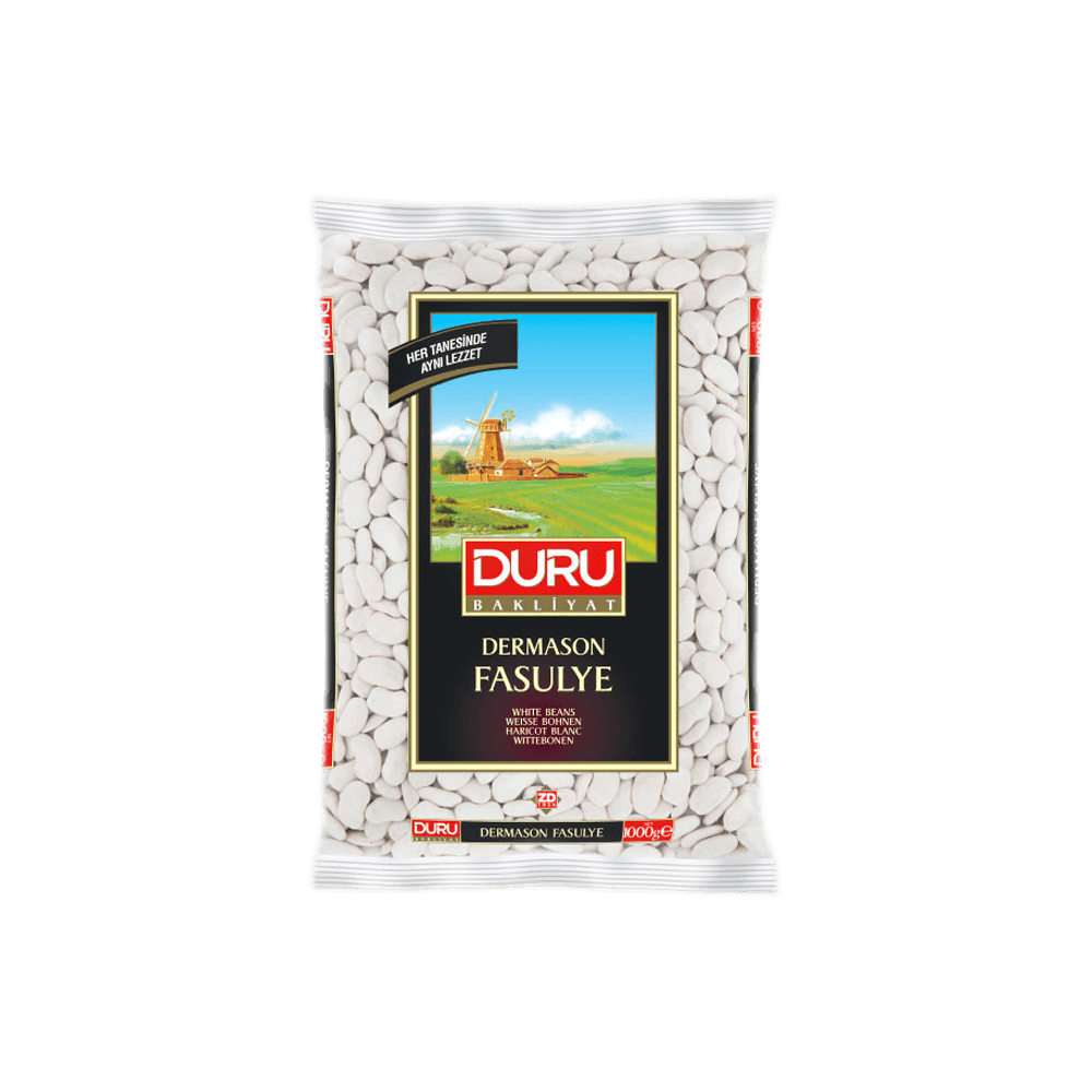 Duru Kuru Fasulye 1 Kg mm Dermason