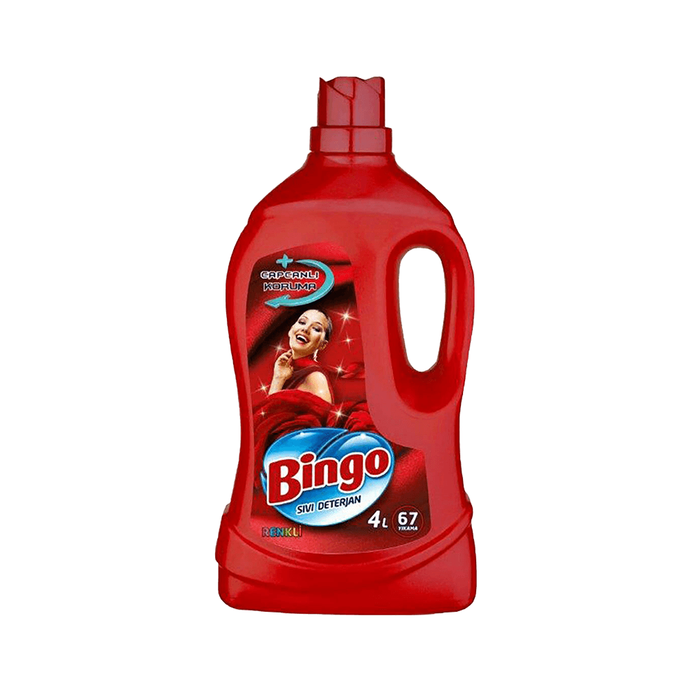 Bingo Sıvı Çamaşır 4 Lt. Renkli