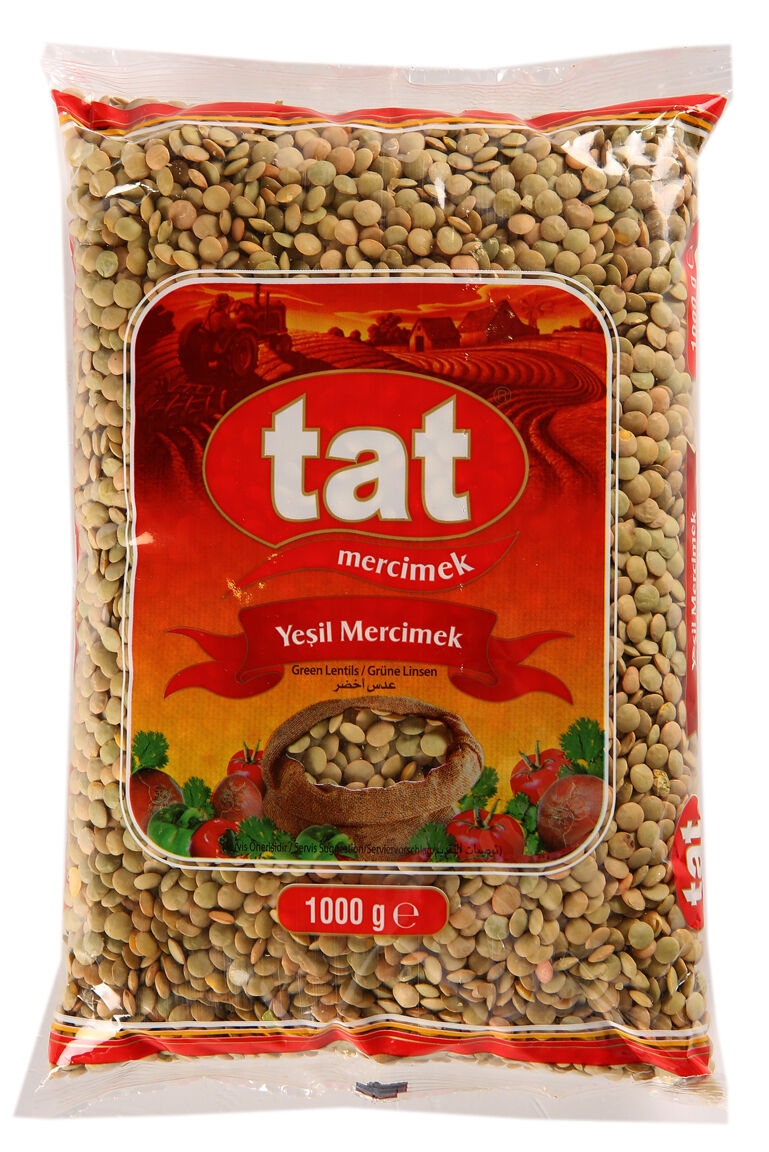 Tat Yeşil Mercimek 1 Kg