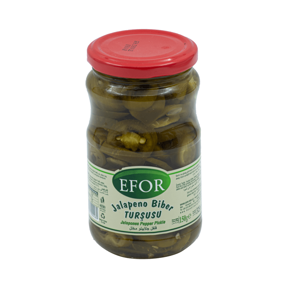 Kavaklıdere Efor Turşu 325 Gr Jalapeno Biber Cam