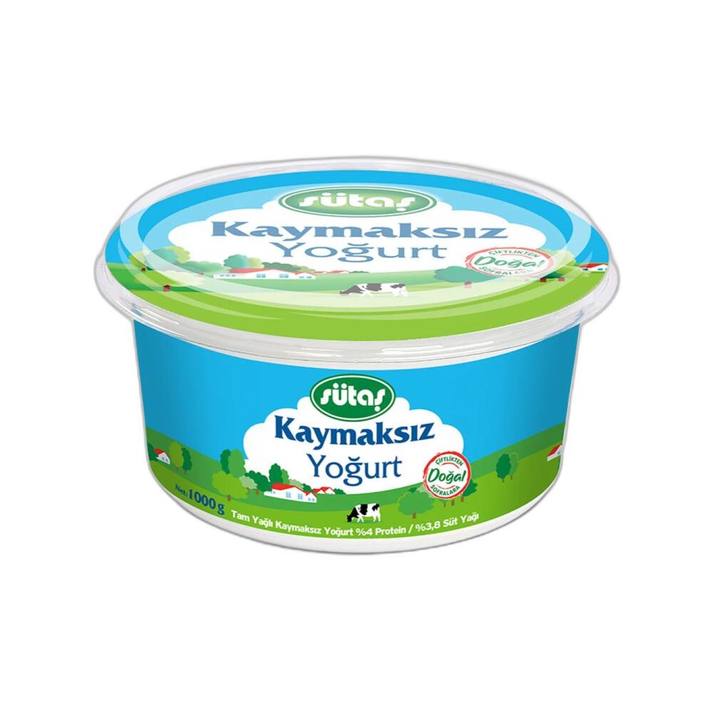 Sütaş Yoğurt 1 Kg %3.8 Yağlı