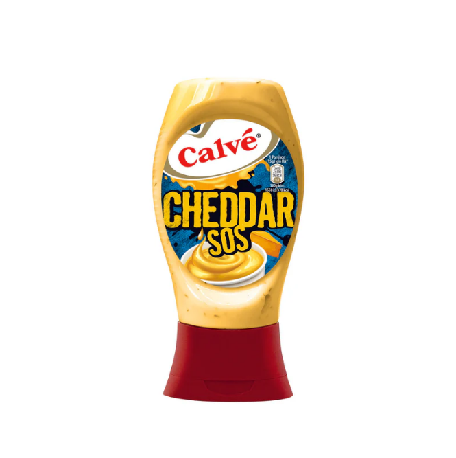 Calve Cheddar Sos 240 gr