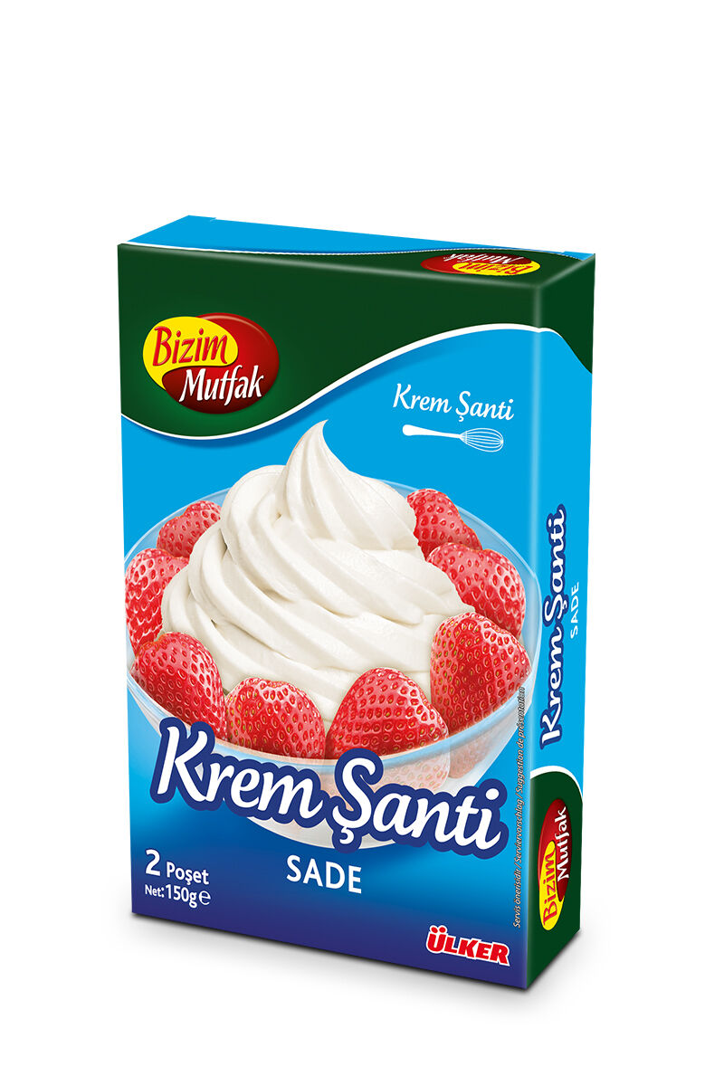 Bizim Krem Şanti Toz 2x75 Gr Sade