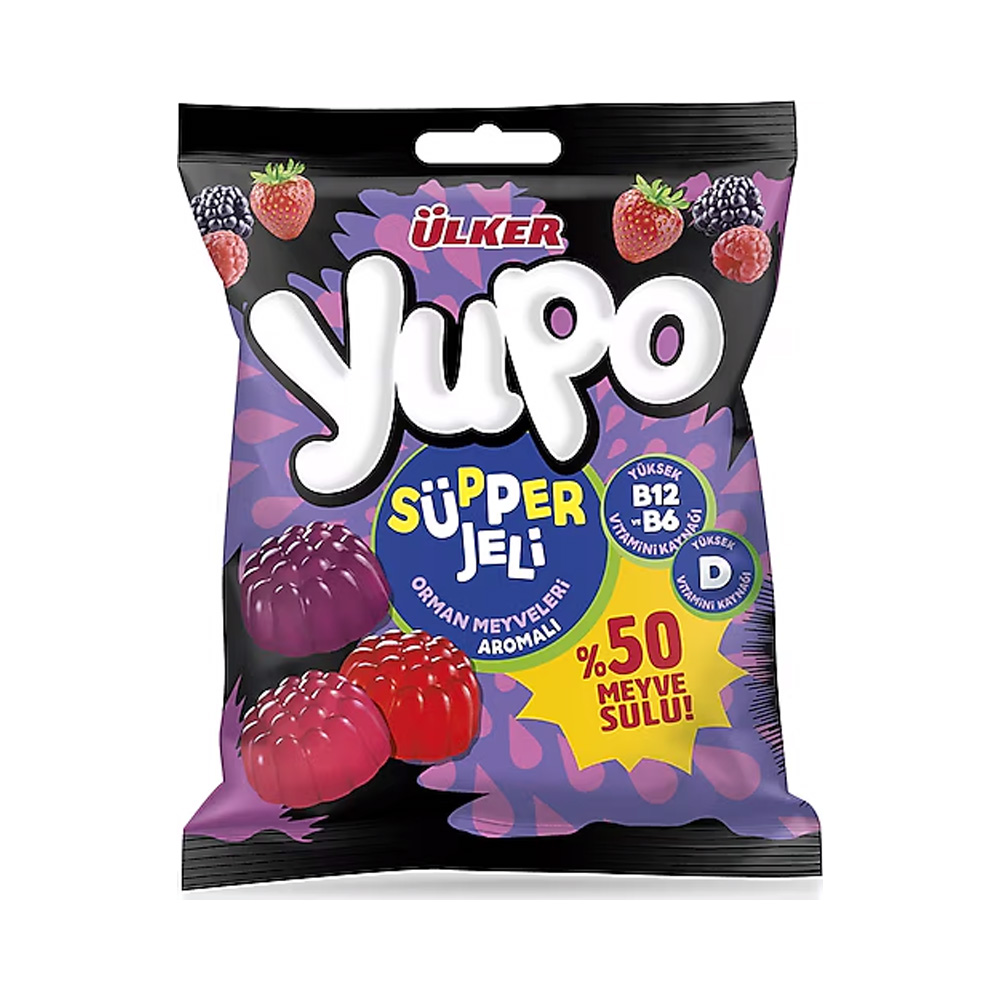 Yupo Jelly 64 Gr Orman Meyveli 