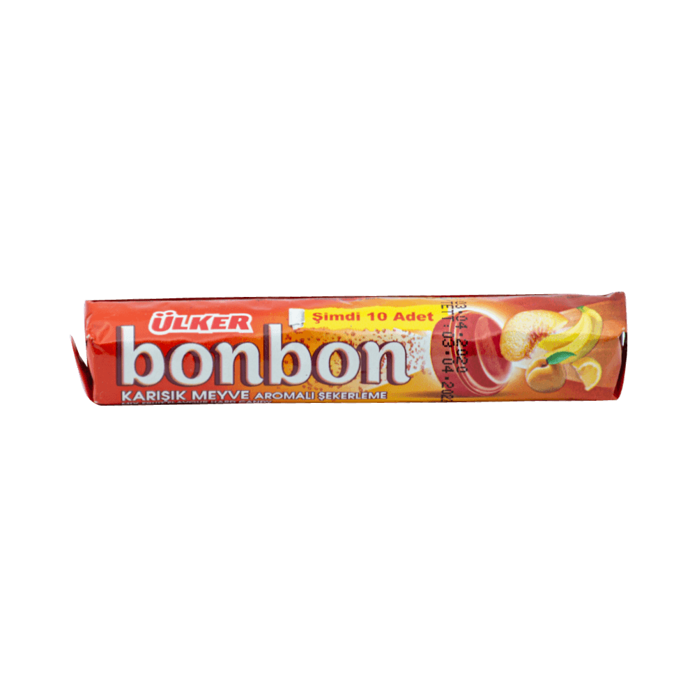 Bonbon Rulo Şeker 32,5 Gr Meyveli