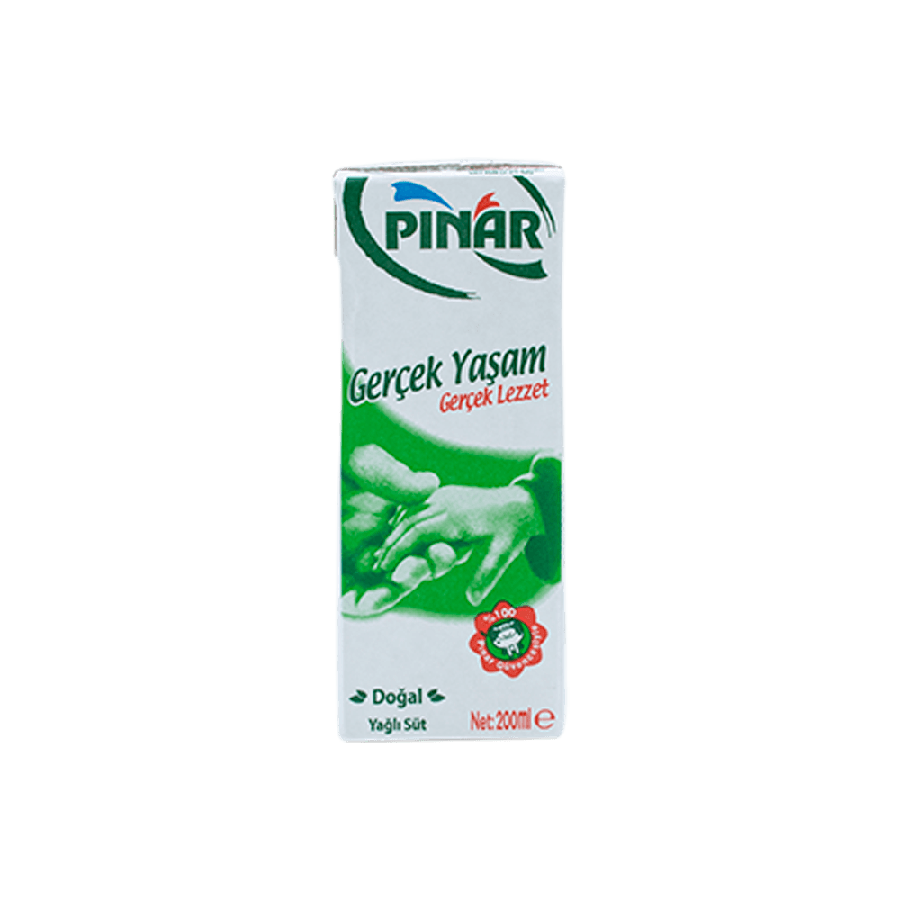 Pınar Süt 200 Ml Tam Yağlı %3,3