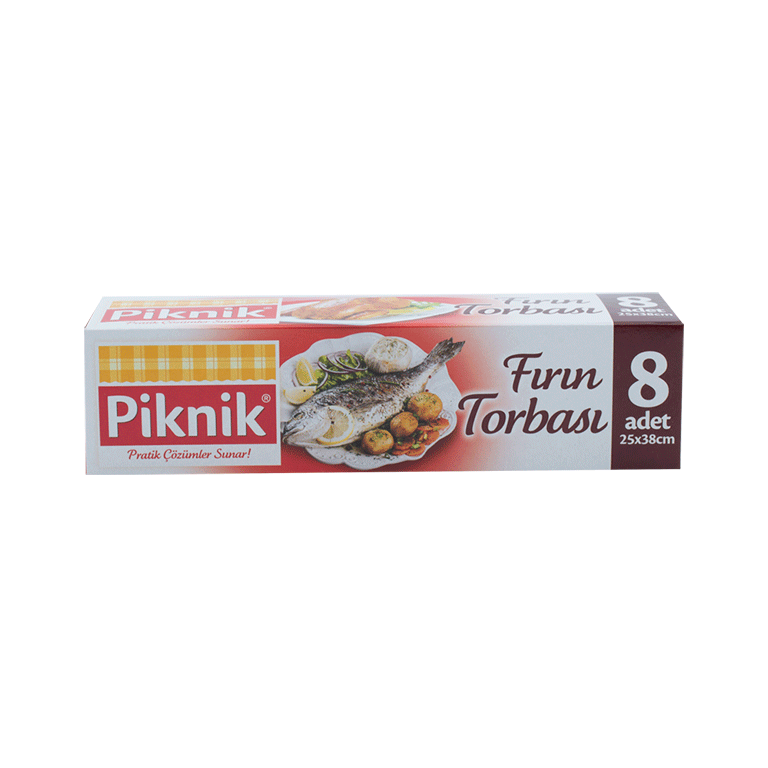Piknik Yanmaz Fırın Torbası 8'li Zarf 1397-P