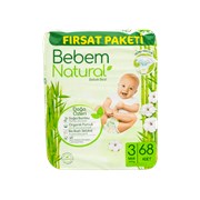 Bebem Natural Fırsat Pk.Midi 56'lı 4-9 kg