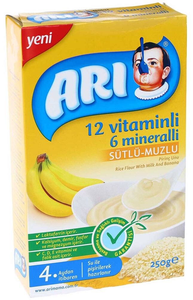 Arı Sütlü 250 Gr Muzlu 12 Vitamin 6 Mineral