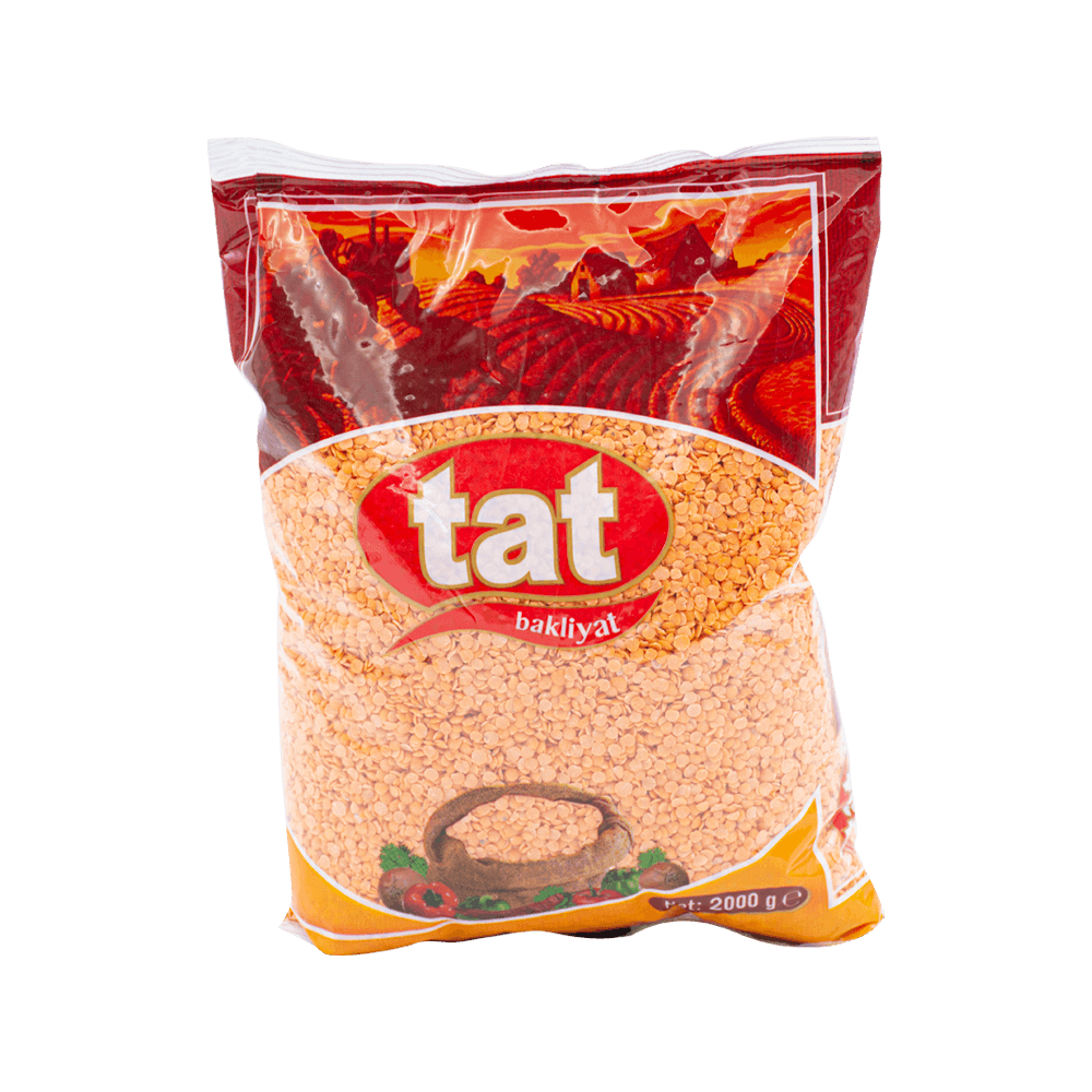 Tat Kırmızı Mercimek 2 Kg Yaprak İthal