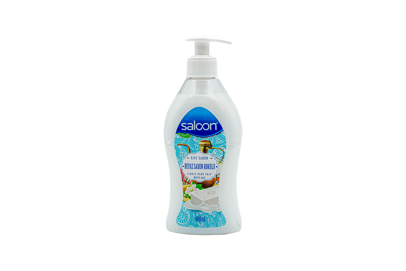 Saloon Sıvı Sabun 400 Ml Beyaz Sabun Kokulu