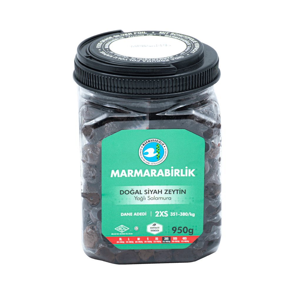 Marmara Birlik Zeytin 950 Gr Elit Yağlı 351-380 2xs Pvc