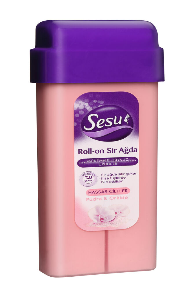Sesu Roll-on Sir Ağda 100 Ml Pembe Hassas Ciltler (Pudra & Orkide)