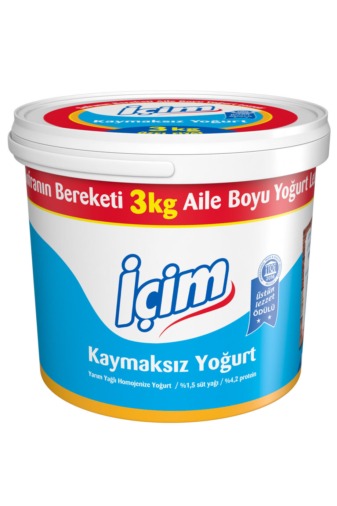 İçim Yoğurt 3 Kg Kaymaksız Yarım Yağlı %1.5 Yağlı