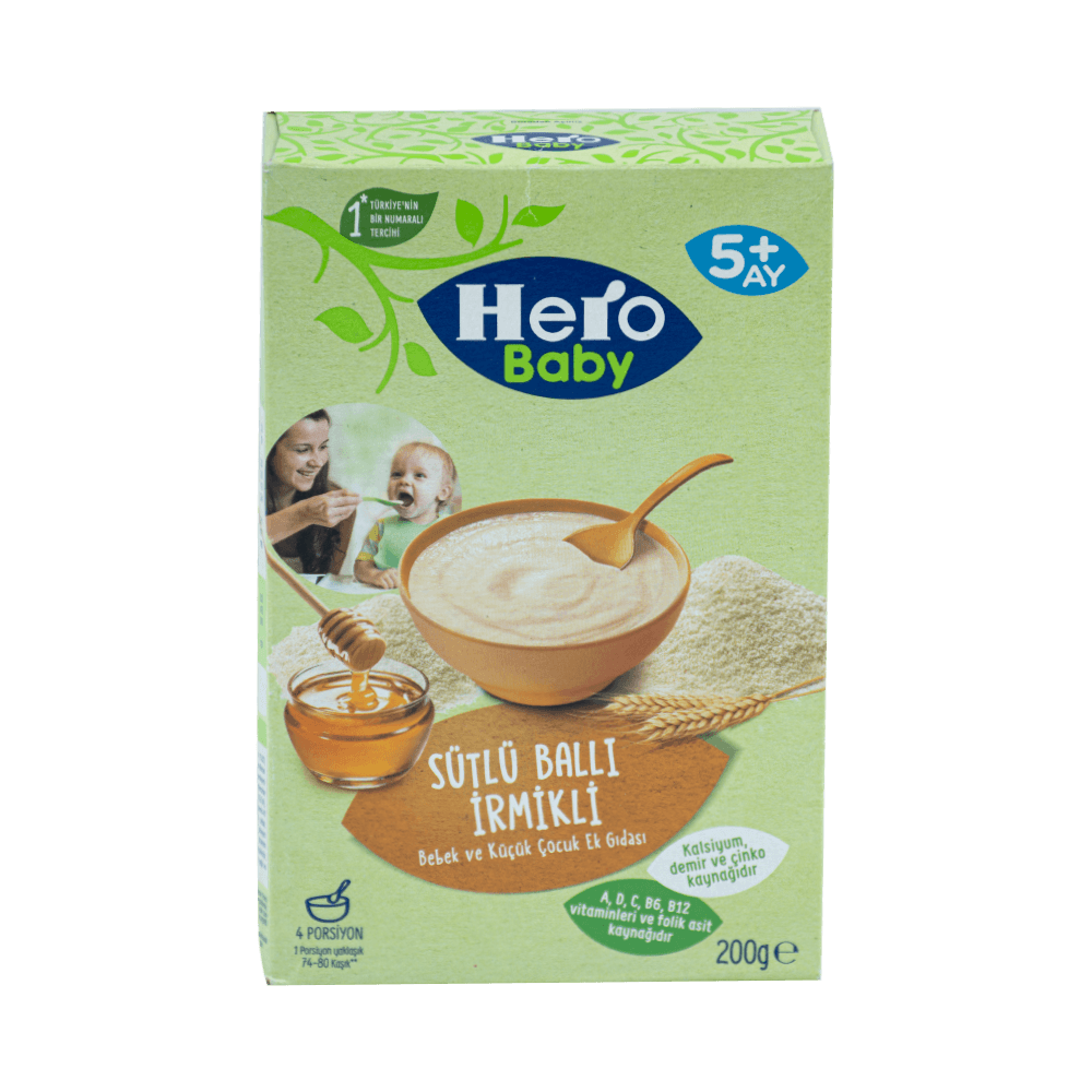 Hero Baby Sütlü 200 Gr Ballı İrmikli