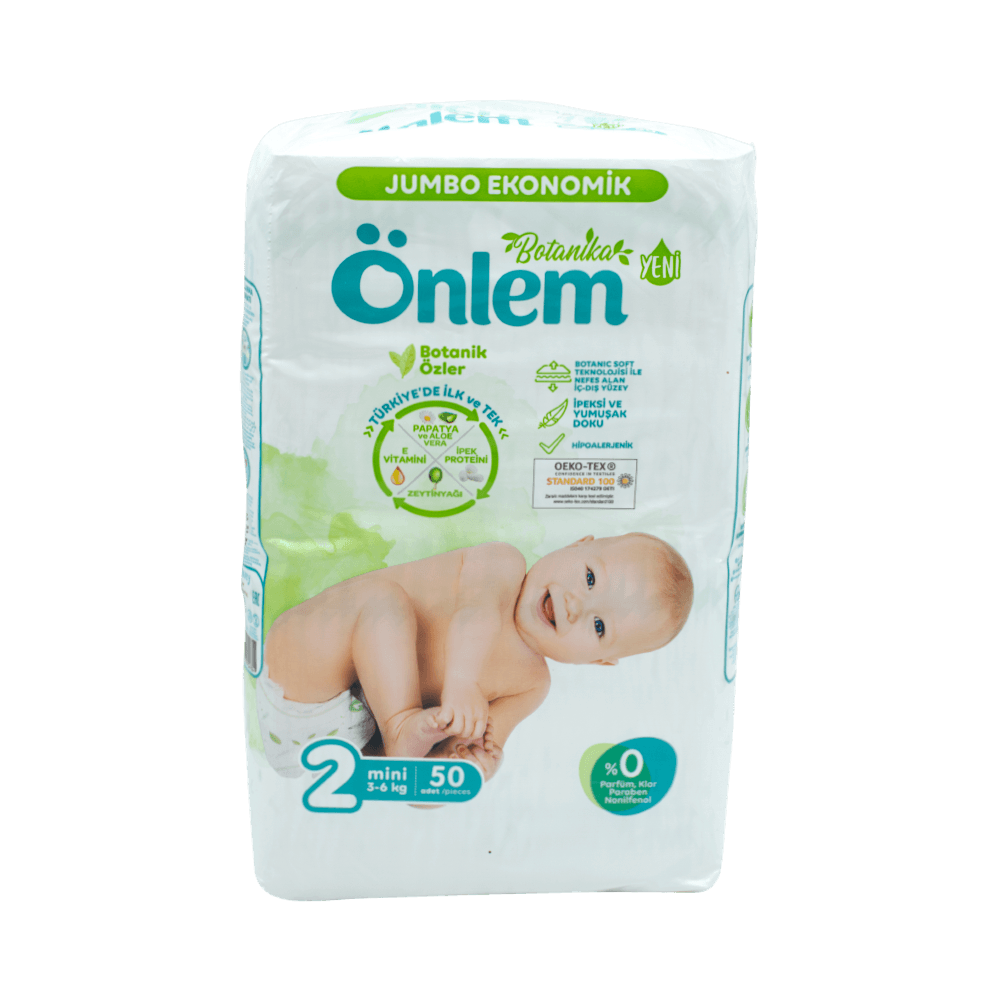 Önlem Jumbo Paket Mini 50'li 3-6 Kg 2 Numara