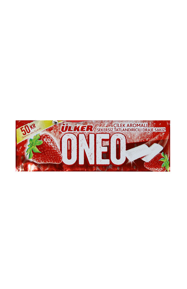 Oneo Draje 10'lu 14 Gr Çilek Aromalı