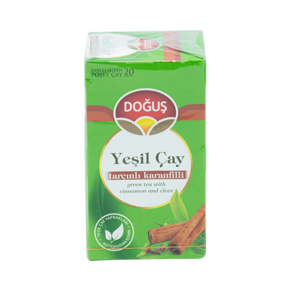 Doğuş Bitki Çayı Yeşil Çay Tarçınlı -Karanfilli 20x1,75 gr