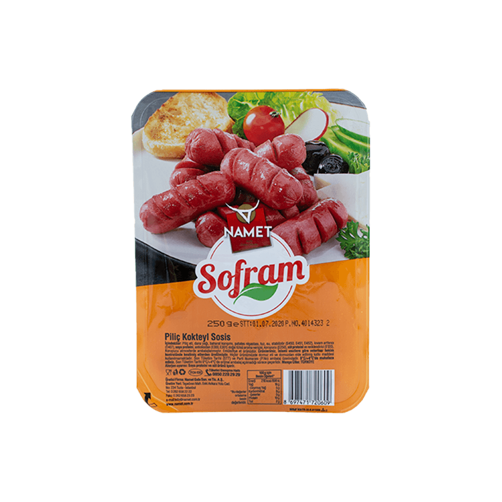 Sofram Sosis 250 Gr Piliç Kokteyl