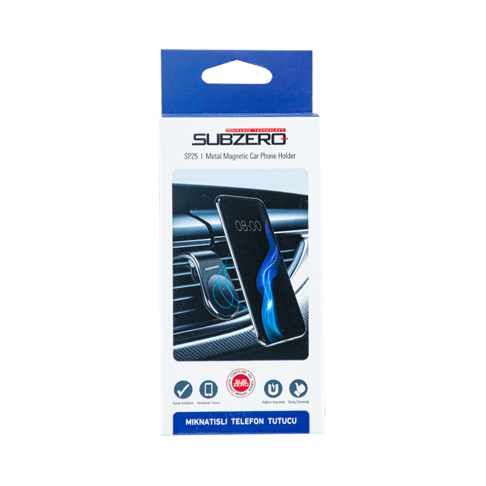 Subzero Araç İçi Telefon Tutucu Mıknatıslı Sb25