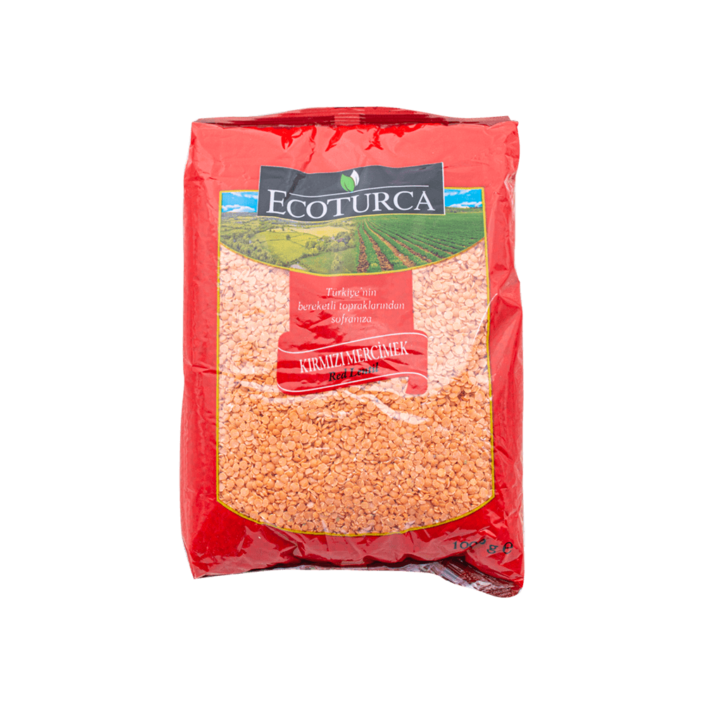 Ecoturca Kırmızı Mercimek 1 Kg