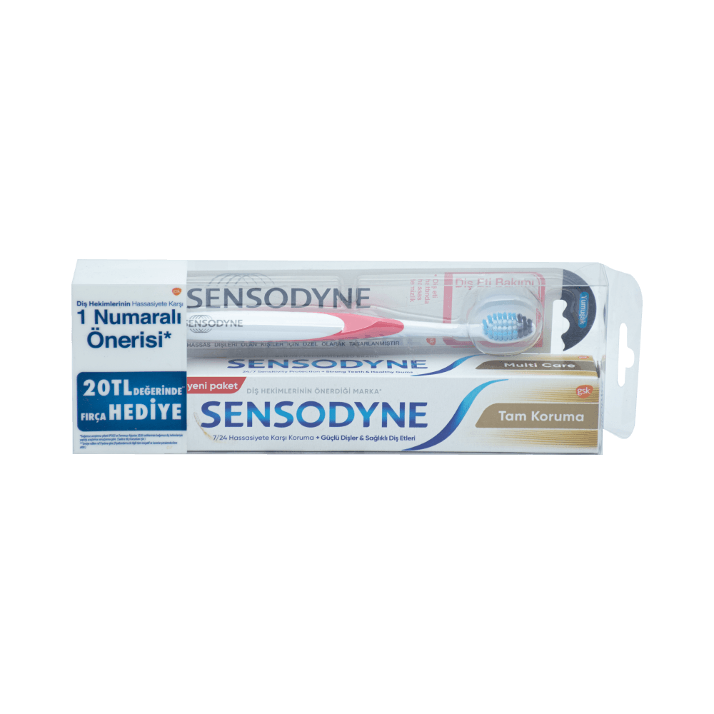 Sensodyne Tam Koruma 75 ml + Fırça Hediyeli 