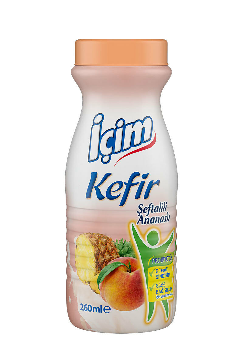 İçim Kefir 250 Ml Şeftali Ve Ananaslı 