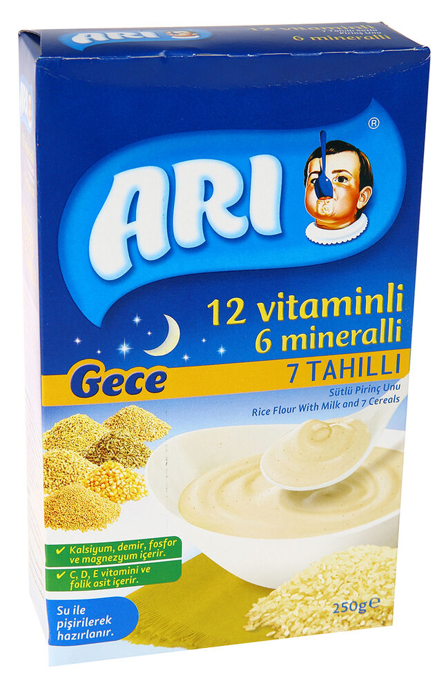 Arı Sütlü 250 Gr 7 Tahıllı 12 Vitamin-6 Mineral