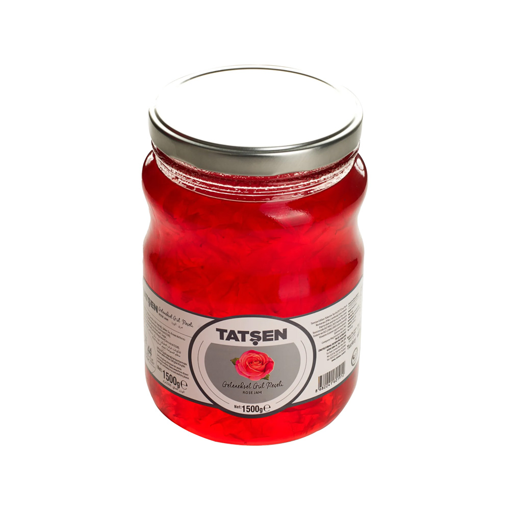 Tatşen Reçel 1500 Gr Gül Cam