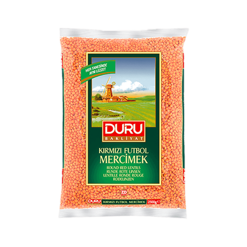 Duru Kırmızı Mercimek 2.5 Kg Futbol dlst